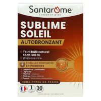 Sublime Soleil autobronzant toute peau teint hâlé naturel 30 gélules