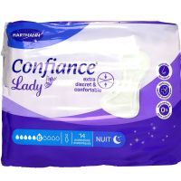 Lady 14 protections anatomiques nuit 6 gouttes