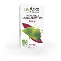 Arkogélules Ginkgo mémoire 150 gélules