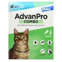 Advanpro Combo puces tiques pour chats furets 6 pipettes répulsives