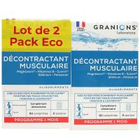 Décontractant musculaire 2 x 60 comprimés