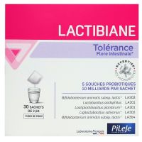 Lactibiane Tolérance 30 sachets x 2.5g