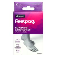 FeetPad 1 séparateur et protecteur 4eme et 5 eme orteils taille unique