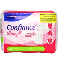 Lady 12 protections anatomiques fuite urinaire 2 gouttes