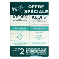 Keops déodorant à bille 48h 2x30ml