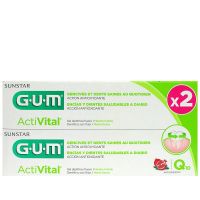 Activital dentifrice Q10 2x75ml