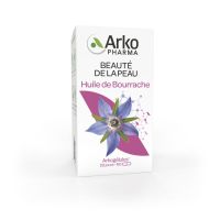 Arkogélules huile bourrache bio beauté de la peau 60 capsules