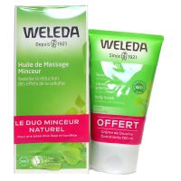 Huile de massage minceur au bouleau 200ml + Pearl Scrub creme 150ml offerte