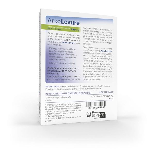 Arkolevure 250mg 10 gélules