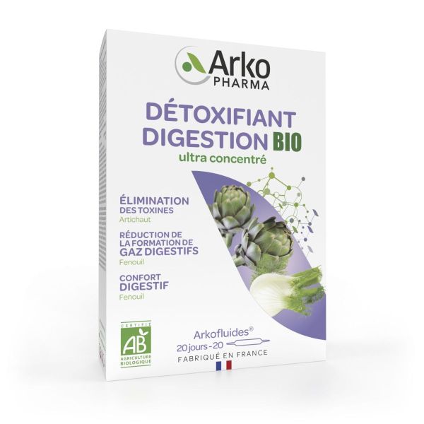Arkofluides artichaut-fenouil bio 20 ampoules