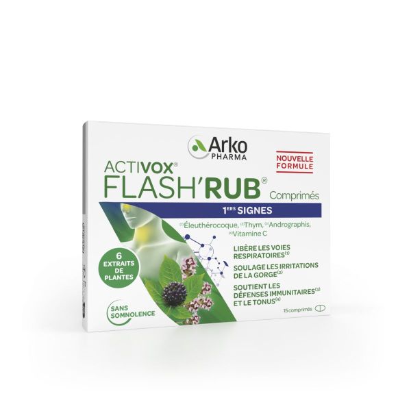Flash'Rub Activox 15 comprimés