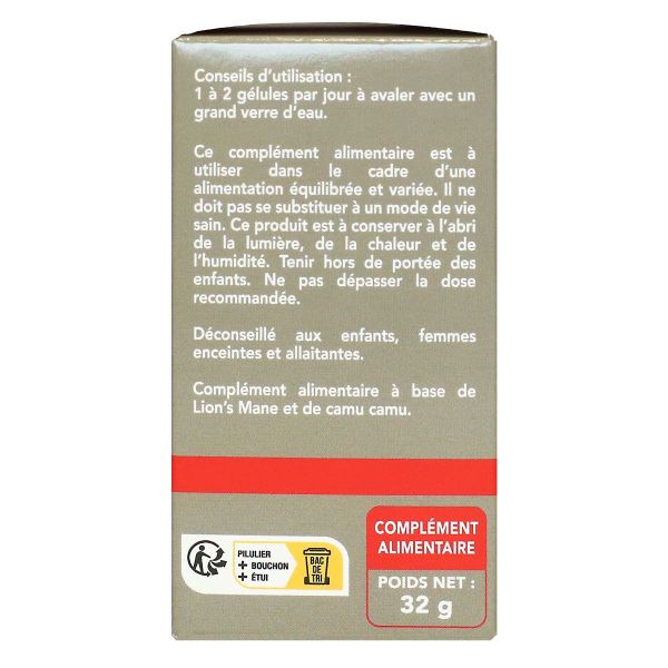 Lion's Mane 60 gélules végétales