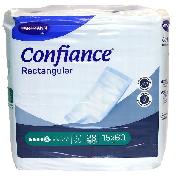 Confiance Rectangular 28 couches droites 5 gouttes