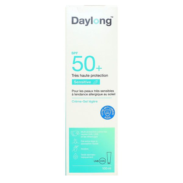 Sensitive crème gel légère SPF50+ 100ml