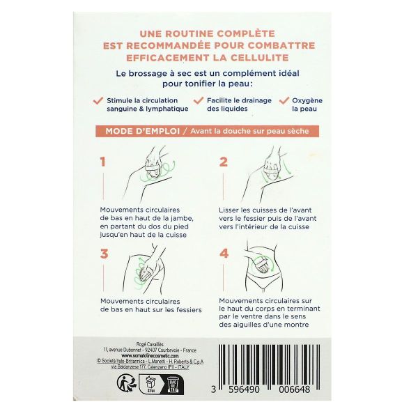 Cosmetic brosse de massage à sec