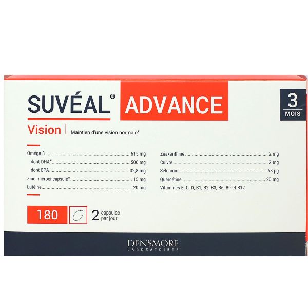 Suveal Advance maintien vision normale 180 capsules