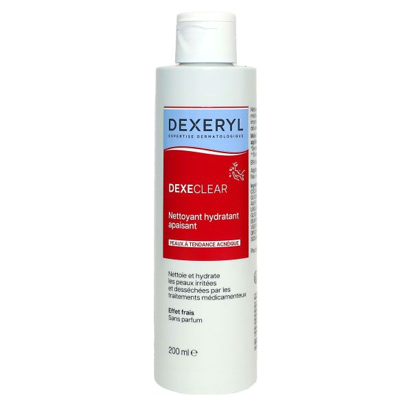 Dexeclear nettoyant hydratant apaisant 200ml