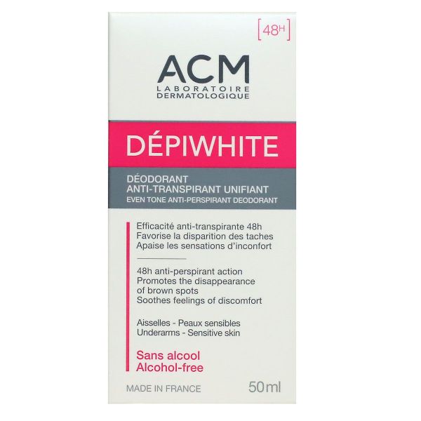 Depiwhite déodorant anti-transpirant roll-on 50ml