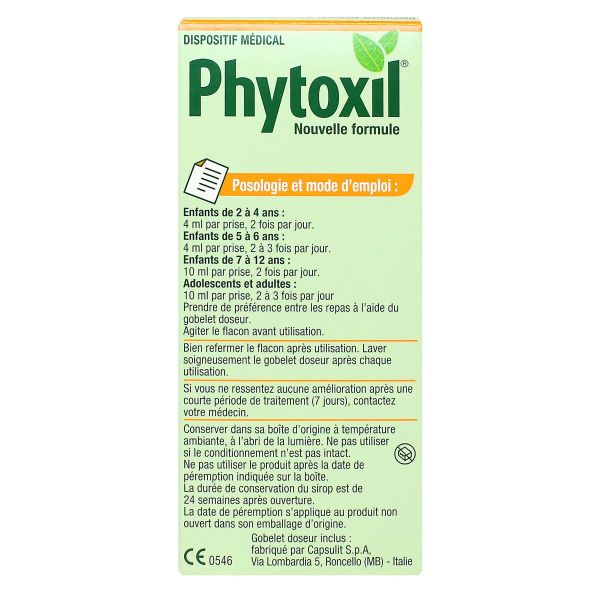 Toux sèche et grasse sirop 100ml