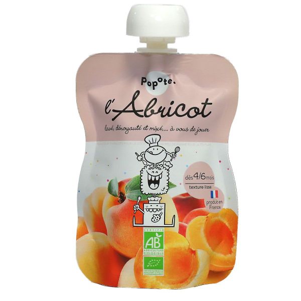 L'abricot gourde compote bio dès 4-6 mois 120g