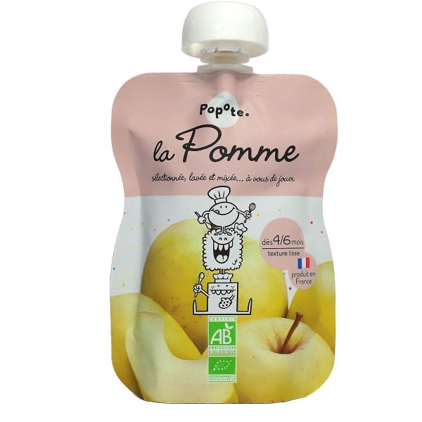 La pomme gourde compote bio dès 4-6 mois 120g