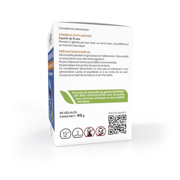 Chondro Aid 100% articulation prise en charge globale 60 gélules