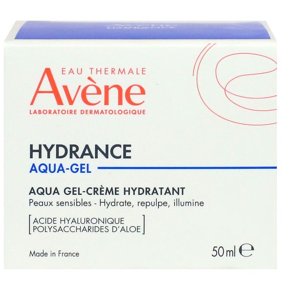 Hydrance Aqua gel crème hydratant visage peau sensible deshydratée 50ml