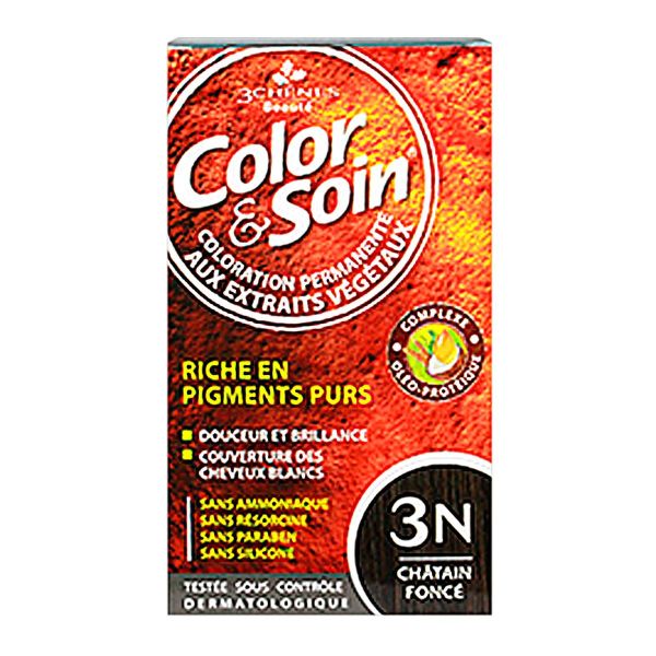 Color & Soin coloration permanente - 3N châtain foncé