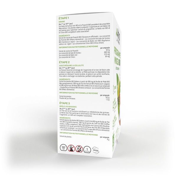 Arkofluides minceur 30 ampoules