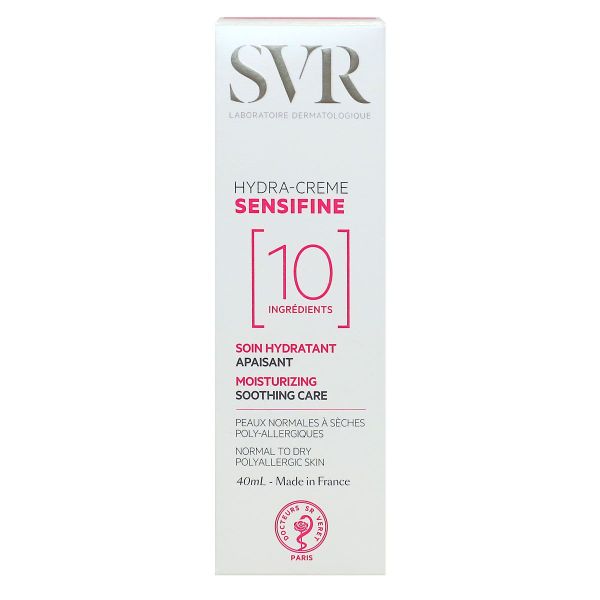 Sensifine Hydra-creme soin hydratant apaisant 40ml