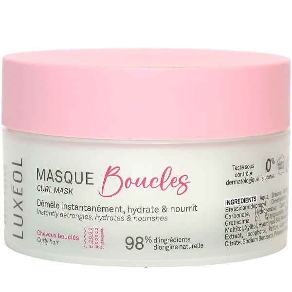 Masque cheveux bouclés 2C à 3C 200ml