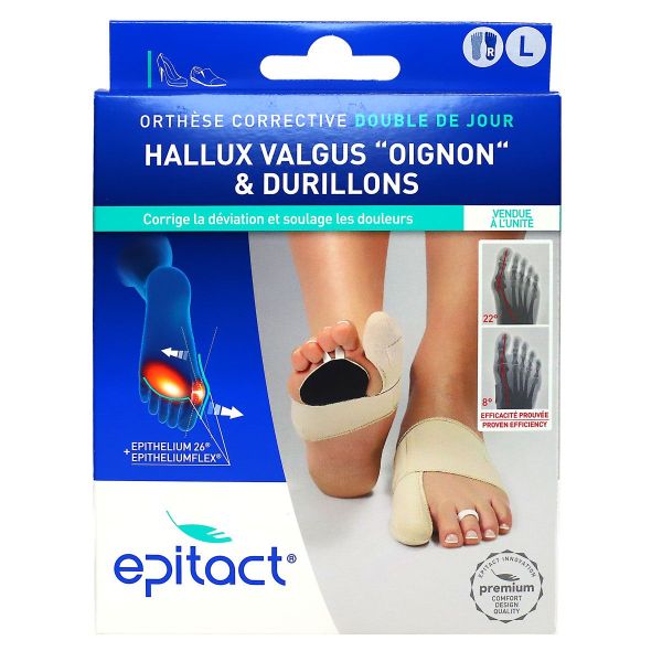 1 orthese corrective Hallux Valgus double pied droit taille Large