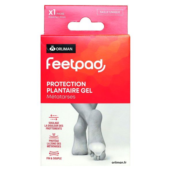 FeetPad 2 protections plantaires gel Métatarses taille unique