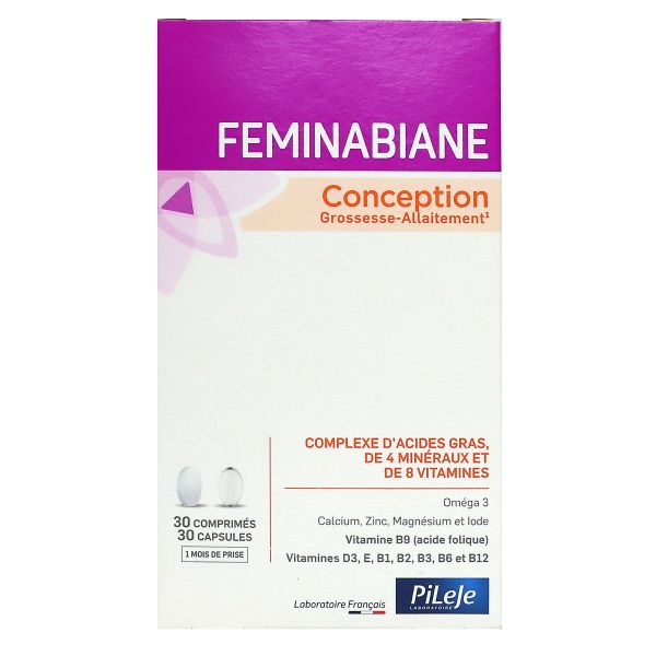 Feminabiane conception 30 comprimés + 30 capsules