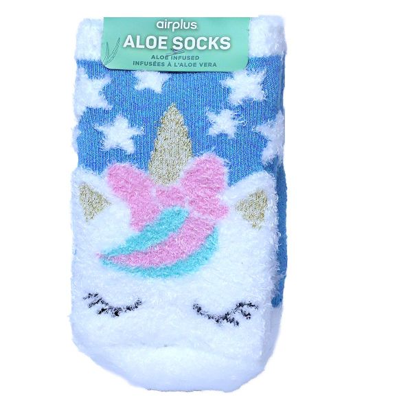 Chaussettes enfant infusées à l'Aloe vera Licorne taille 26-31