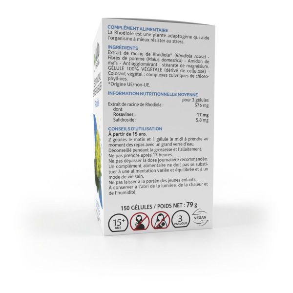Arkogélules rhodiole 150 gélules