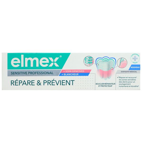 Sensitive Professional Répare et Prévient dentifrice 75ml