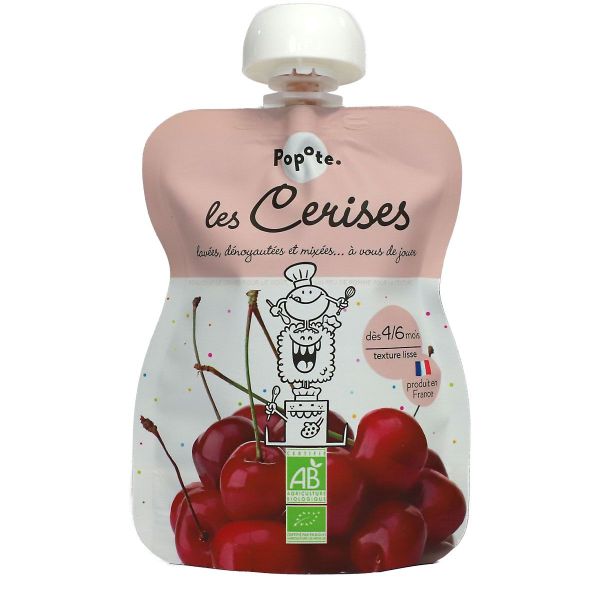 Les cerises gourde compote bio dès 4-6 mois 120g