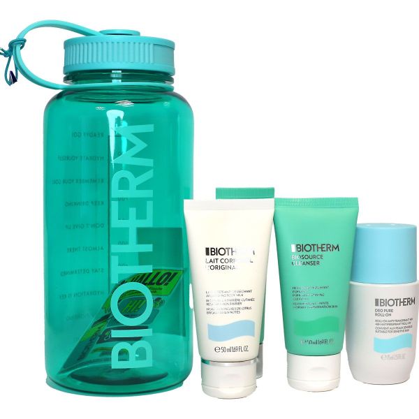 Drop Collection Les Essentiels d'Hydratation visage et corps gourde verte