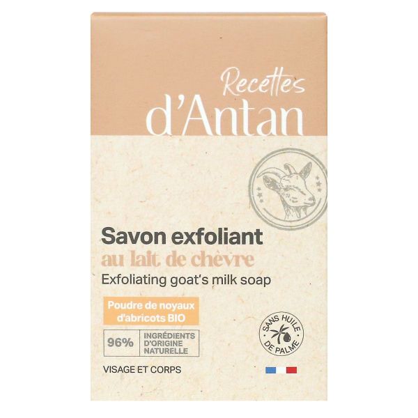 Savon exfoliant lait de chèvre 100g