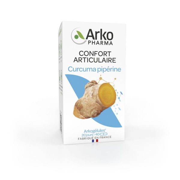 Curcuma piperine bio 40 gélules