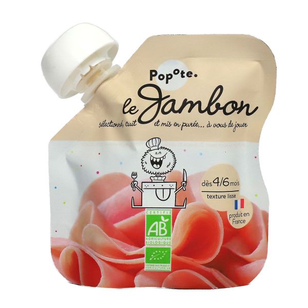 Le jambon gourde purée bio dès 4-6 mois 60g