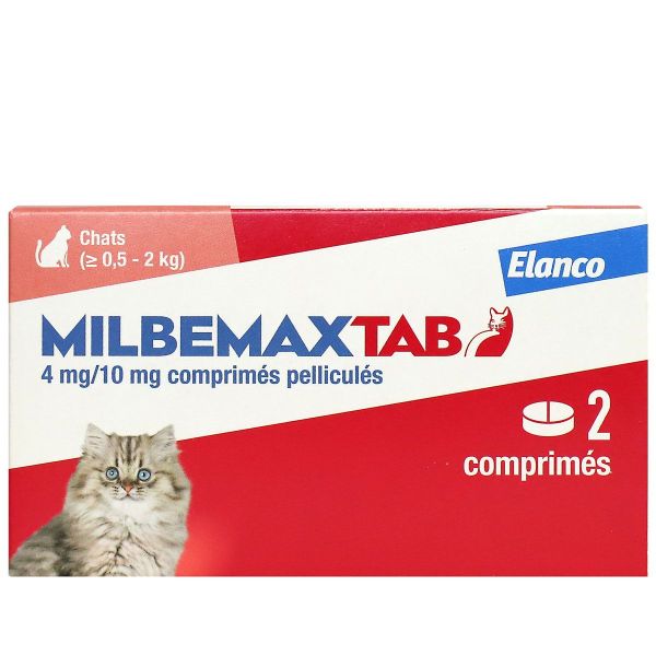 Milbemax Tab chaton chat 0.5 à 2kg