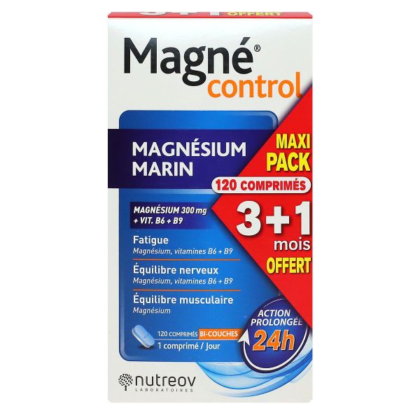 Magne Control magnésium marin 120 comprimés