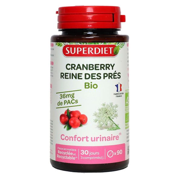 Cranberry reine de près bio 90 comprimés