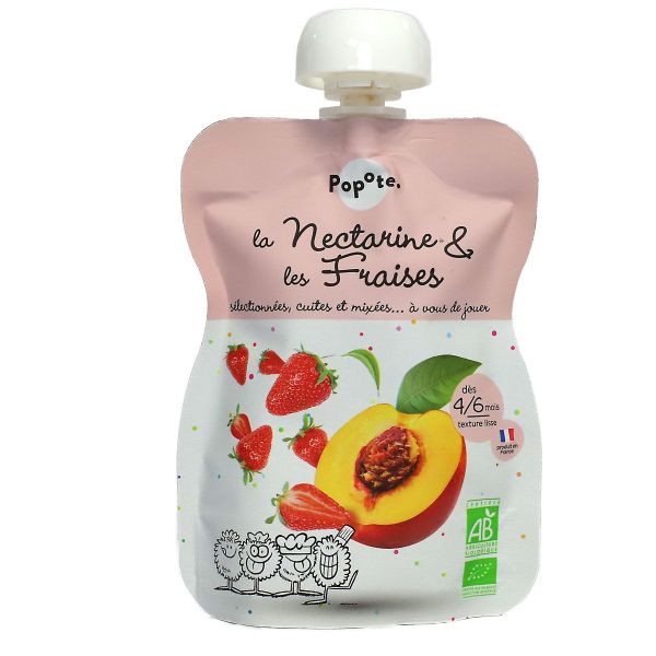 La nectarine gourde compote bio dès 4-6 mois 120g