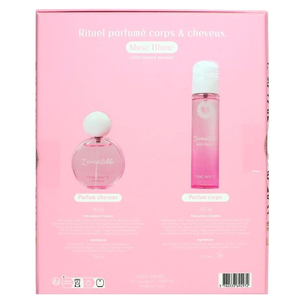 Coffret Noël Rituel parfumé corps et cheveux Musc Blanc