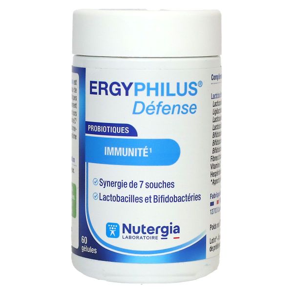 Ergyphilus Defense probiotiques immunité 60 gélules