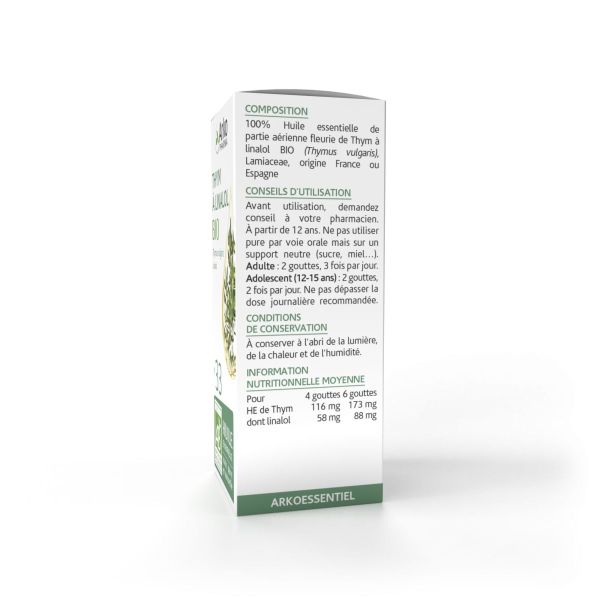 Huile essentielle n°33 thym à linalol 5ml