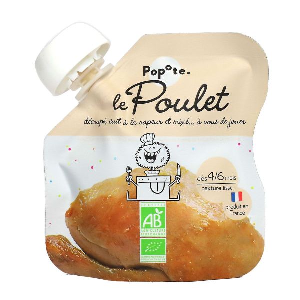 Le poulet gourde purée bio dès 4-6 mois 60g